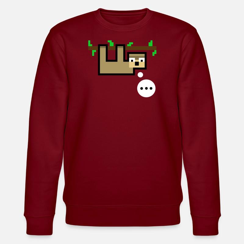 Sloth est sans voix - Sweat bio CHANGER Stanley/Stella Unisexe - bordeaux