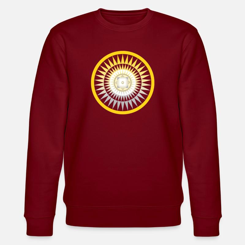 Die Sonne - Stanley/Stella Unisex Bio-Sweatshirt CHANGER  - Burgunderrot