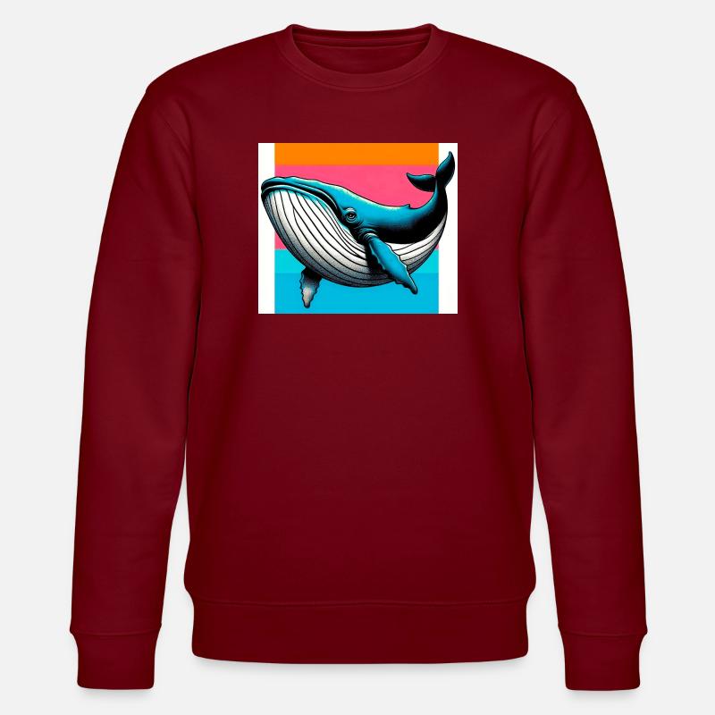Wal - Stanley/Stella Unisex Bio-Sweatshirt CHANGER  - Burgunderrot