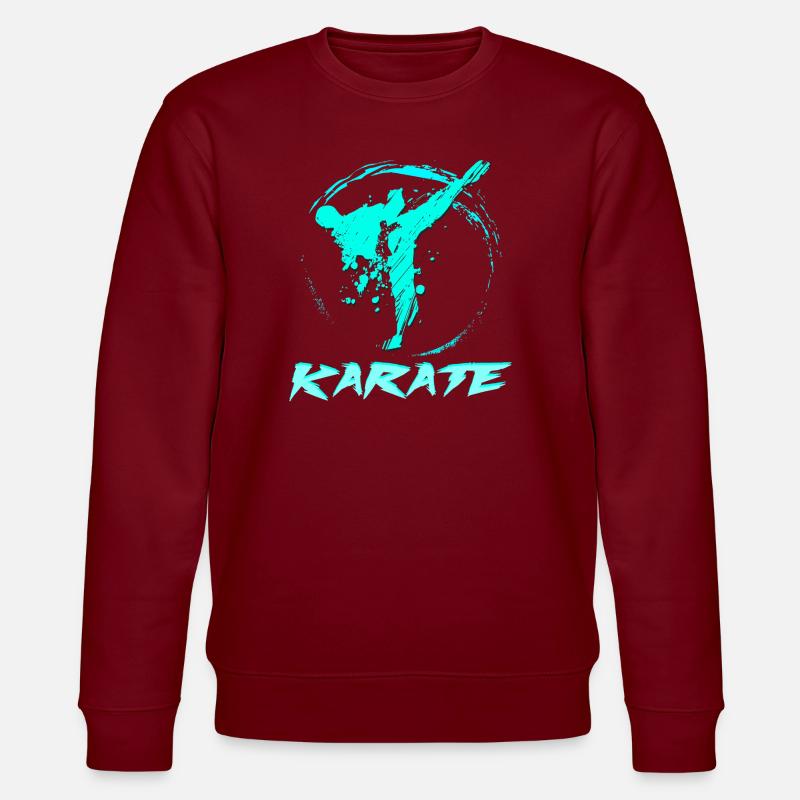Karaté - Sweat bio CHANGER Stanley/Stella Unisexe - bordeaux