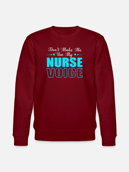 Krankenschwester Krankenhaus Pflege Geschenk - Stanley/Stella Unisex Bio-Sweatshirt CHANGER  - Burgunderrot