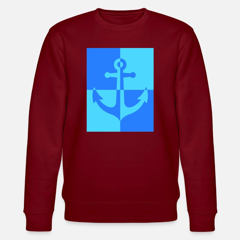 Anker - Stanley/Stella Unisex Bio-Sweatshirt CHANGER  - Burgunderrot