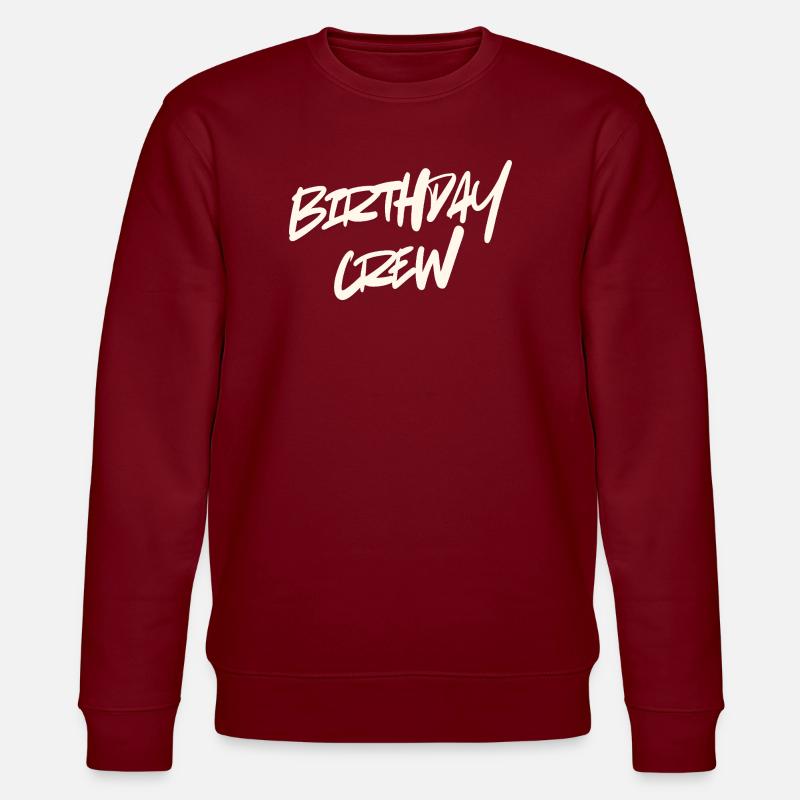 Équipe d’anniversaire - Sweat bio CHANGER Stanley/Stella Unisexe - bordeaux