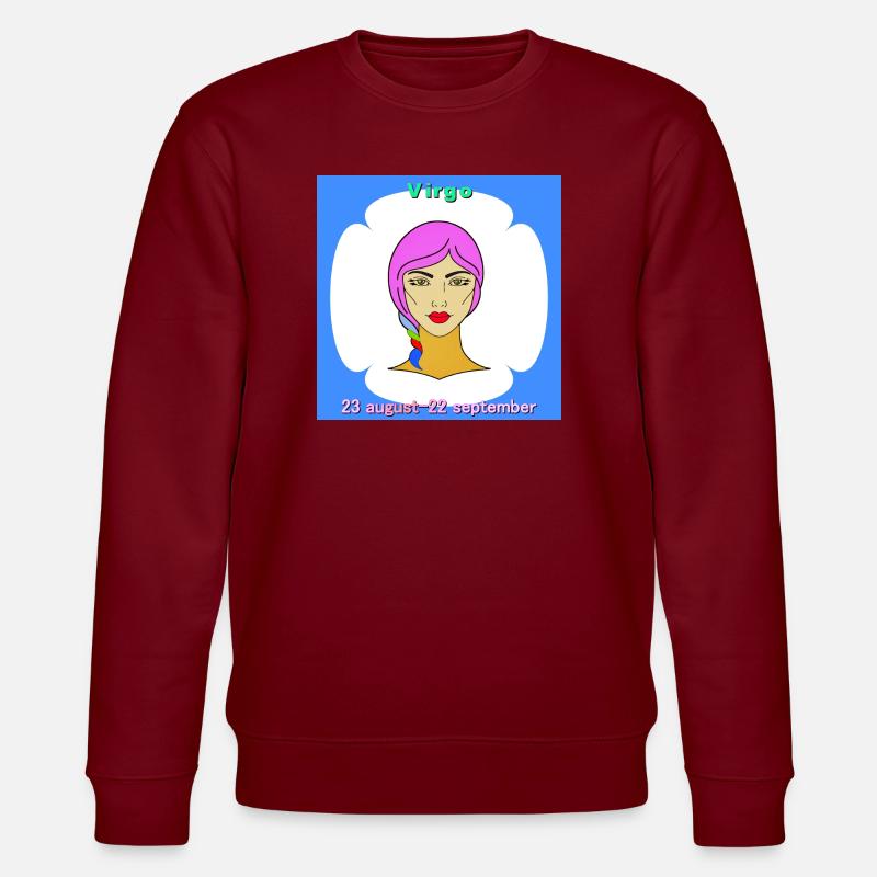 Fräulein - Stanley/Stella Unisex Bio-Sweatshirt CHANGER - Burgunderrot