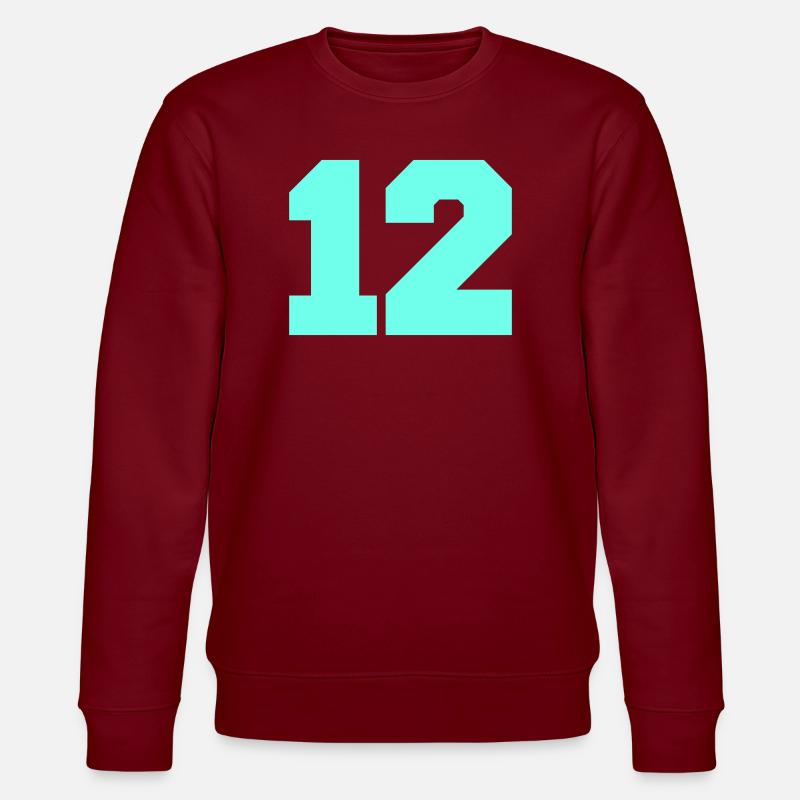 12 - Stanley/Stella Unisex Bio-Sweatshirt CHANGER  - Burgunderrot