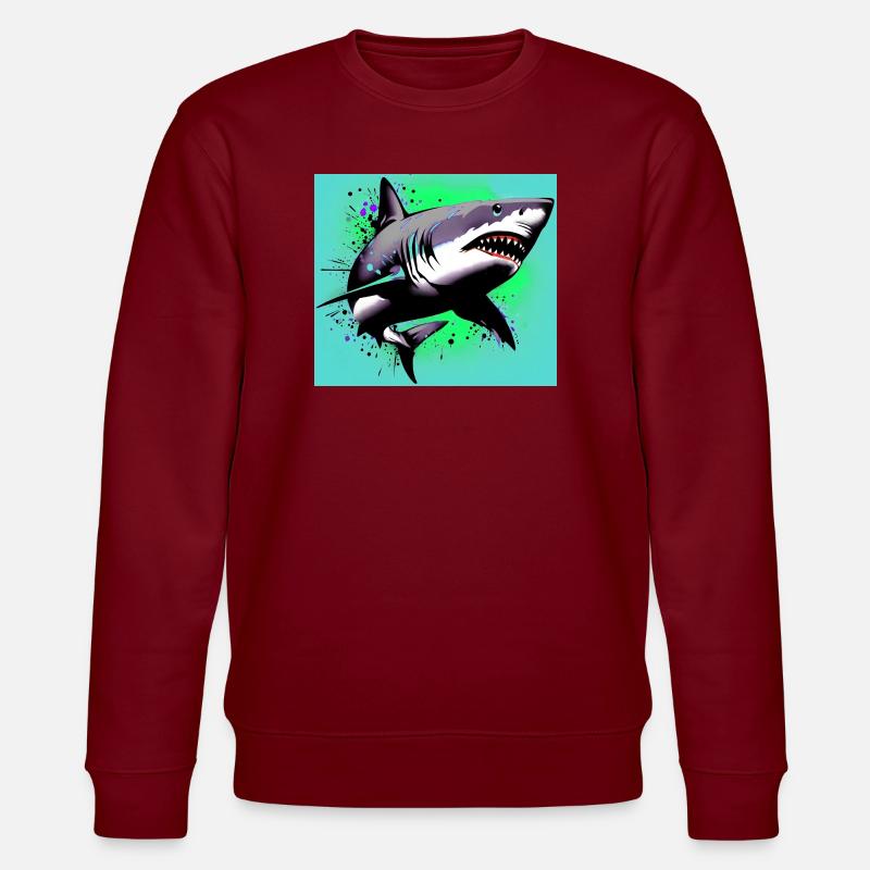 Requin - Sweat bio CHANGER Stanley/Stella Unisexe - bordeaux