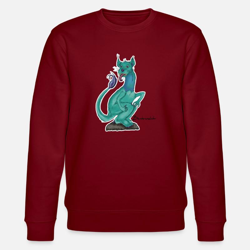 Bandersnatch - Stanley/Stella Unisex Bio-Sweatshirt CHANGER - Burgunderrot