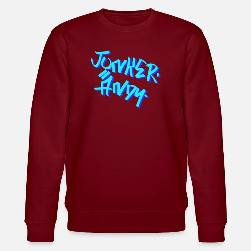 Junker Andy - Stanley/Stella Unisex Bio-Sweatshirt CHANGER  - Burgunderrot