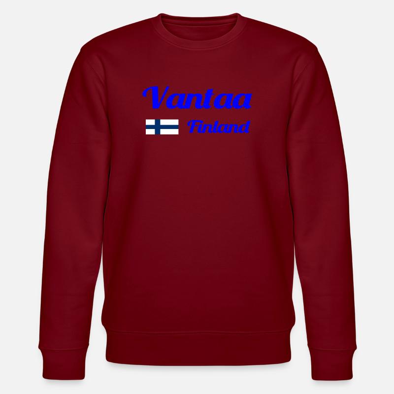 Vantaa Finlande Imprimer - Sweat bio CHANGER Stanley/Stella Unisexe - bordeaux