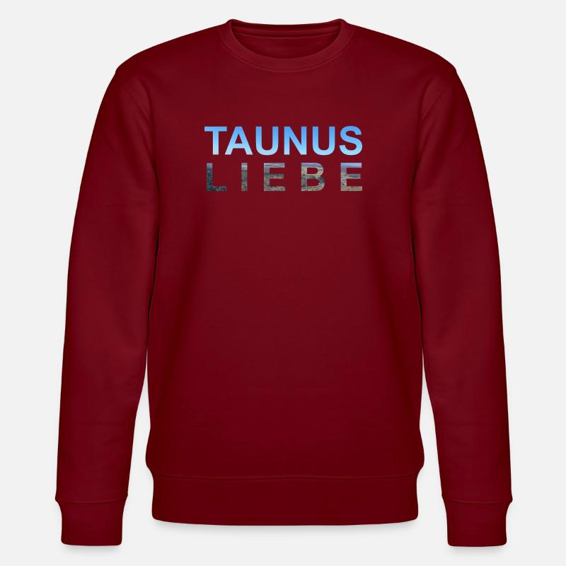 Taunus at its best! - Stanley/Stella Unisex Bio-Sweatshirt CHANGER  - Burgunderrot