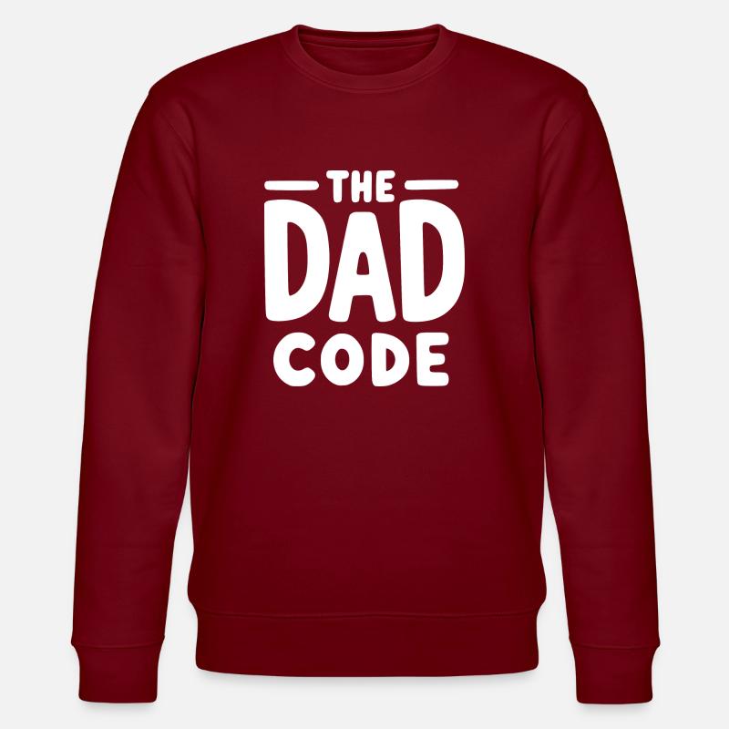 Le code du papa - Sweat bio CHANGER Stanley/Stella Unisexe - bordeaux