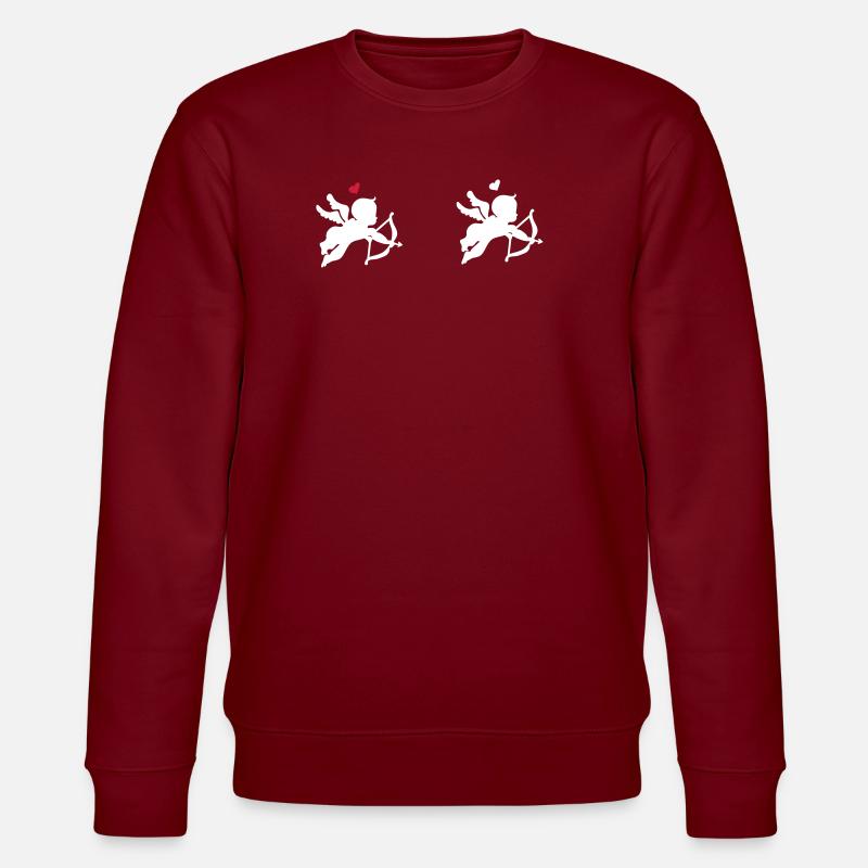 Engelchen - Stanley/Stella Unisex Bio-Sweatshirt CHANGER  - Burgunderrot