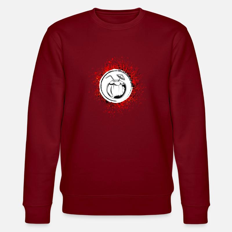 Icône de noix de Icône - Sweat bio CHANGER Stanley/Stella Unisexe - bordeaux