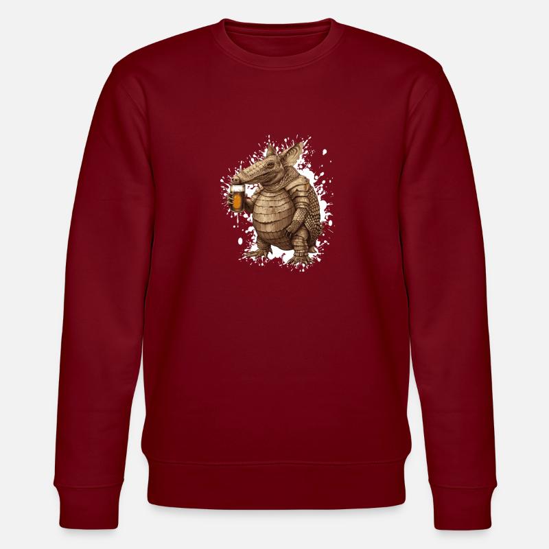 Ceinture Bière Drôle - Sweat bio CHANGER Stanley/Stella Unisexe - bordeaux