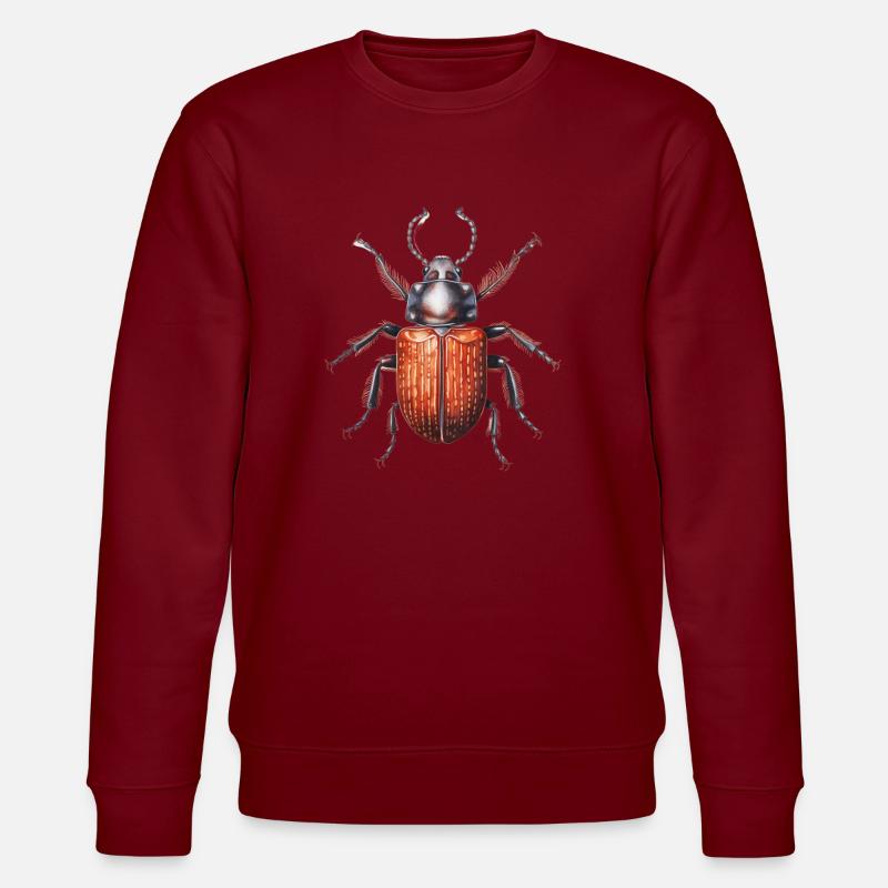 Spring Bug - Stanley/Stella CHANGER Unisex Organic Sweatshirt - burgundy