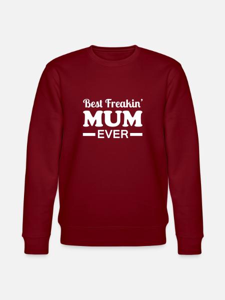 Mum - Stanley/Stella CHANGER Unisex Organic Sweatshirt - burgundy
