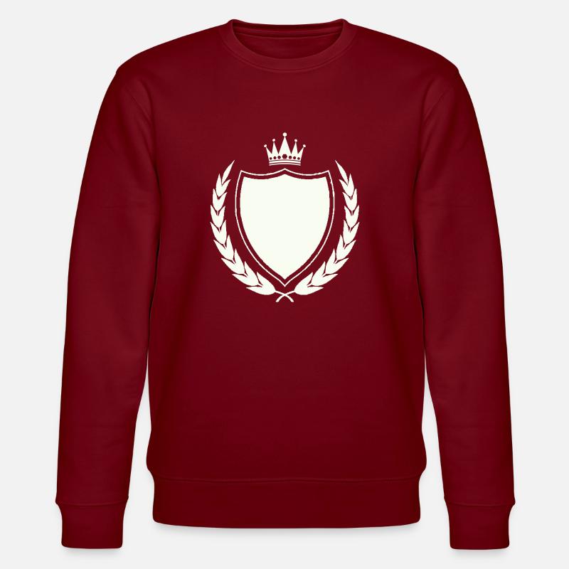 Armoiries Couronne - Sweat bio CHANGER Stanley/Stella Unisexe - bordeaux