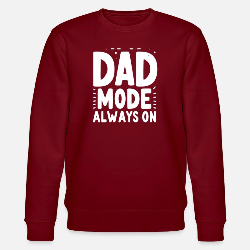 Mode papa toujours activé - Sweat bio CHANGER Stanley/Stella Unisexe - bordeaux