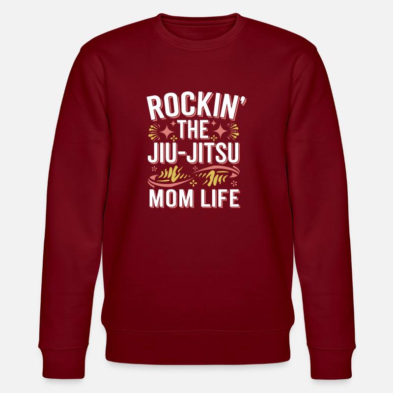 Un design cool pour les mamans de jiu-jitsu - Sweat bio CHANGER Stanley/Stella Unisexe - bordeaux