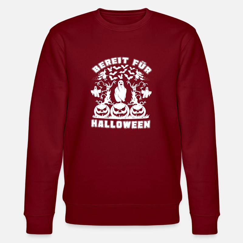 Halloween2 - Sweat bio CHANGER Stanley/Stella Unisexe - bordeaux