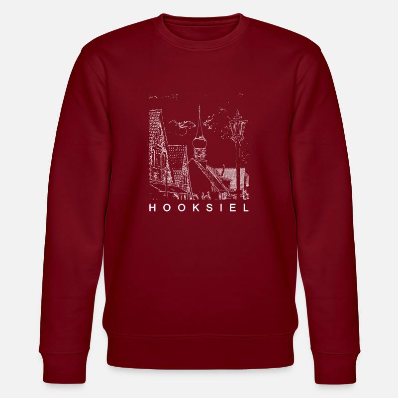 Hooksiel - Sweat bio CHANGER Stanley/Stella Unisexe - bordeaux