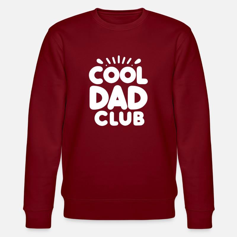 Club des pères cool - Sweat bio CHANGER Stanley/Stella Unisexe - bordeaux