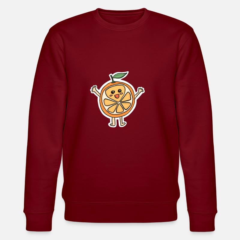 Orange heureuse - Sweat bio CHANGER Stanley/Stella Unisexe - bordeaux