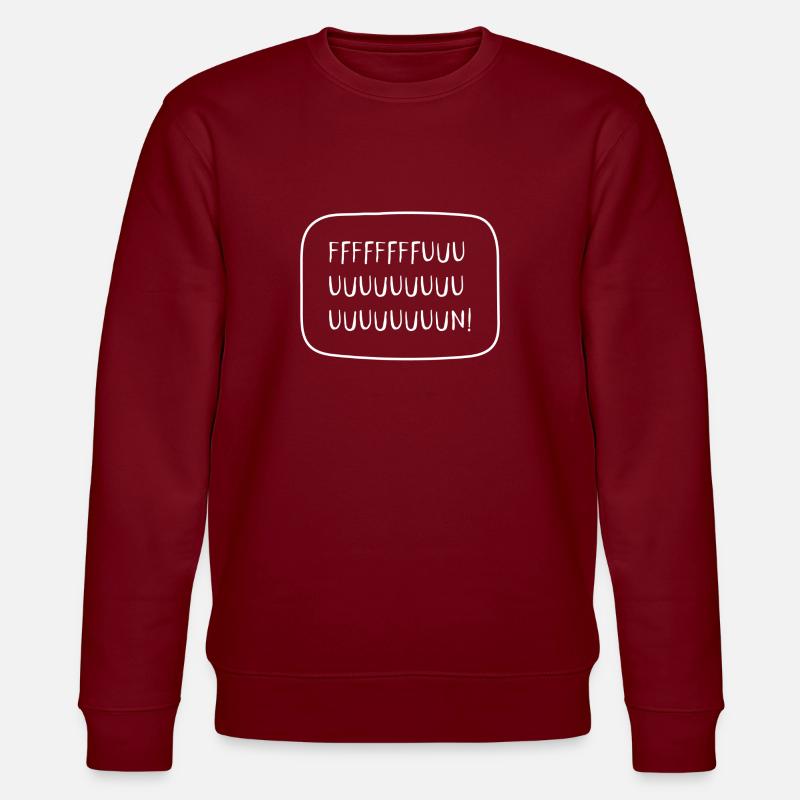 fffun - Stanley/Stella Unisex Bio-Sweatshirt CHANGER  - Burgunderrot