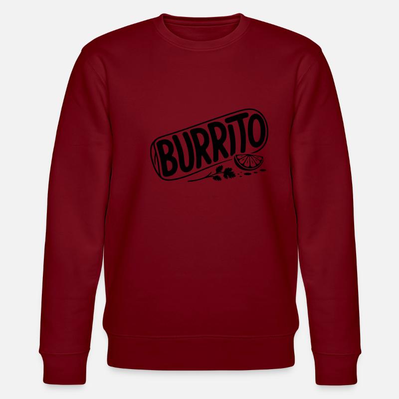 Burrito - Cool Dairy Logo - Sweat bio CHANGER Stanley/Stella Unisexe - bordeaux