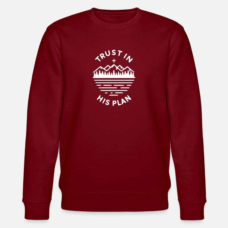 Confiance en son plan - Sweat bio CHANGER Stanley/Stella Unisexe - bordeaux