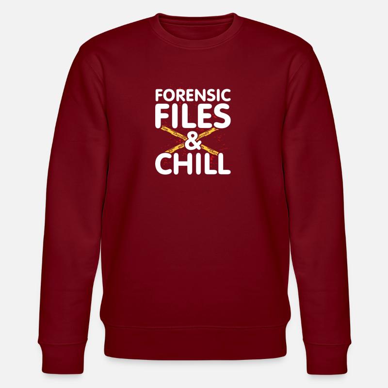 Forensic files - Stanley/Stella CHANGER Unisex Organic Sweatshirt - burgundy