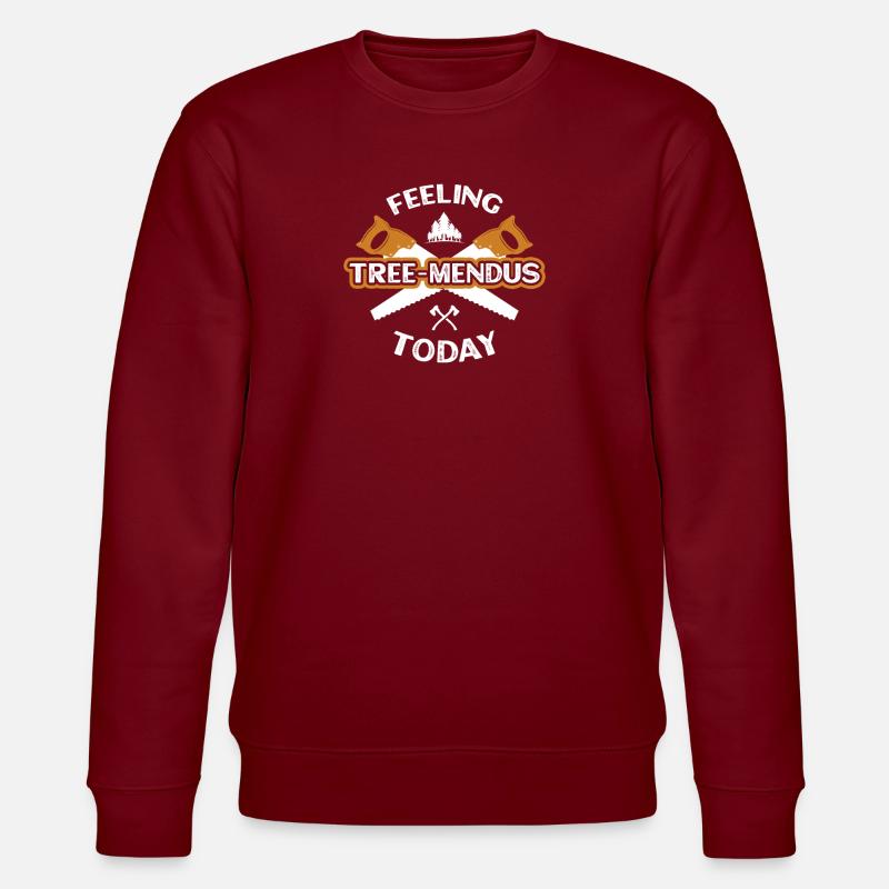 Feeling Tree Mendus Today - Stanley/Stella CHANGER Unisex Organic Sweatshirt - burgundy