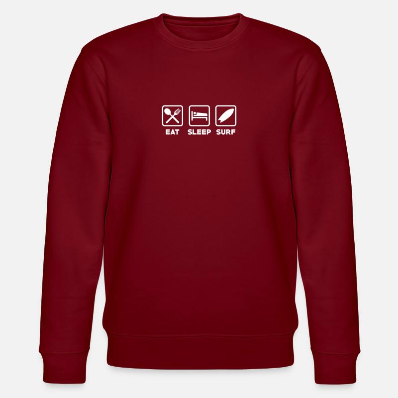 surfer - Stanley/Stella CHANGER Unisex Organic Sweatshirt - burgundy