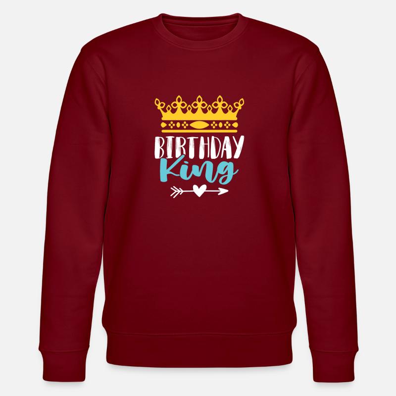 roi d'anniversaire - Sweat bio CHANGER Stanley/Stella Unisexe - bordeaux