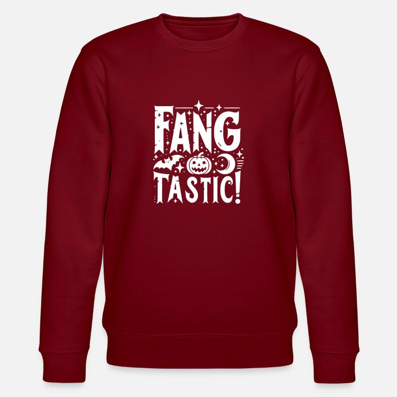 Fangtastic - Stanley/Stella CHANGER Unisex Organic Sweatshirt - burgundy