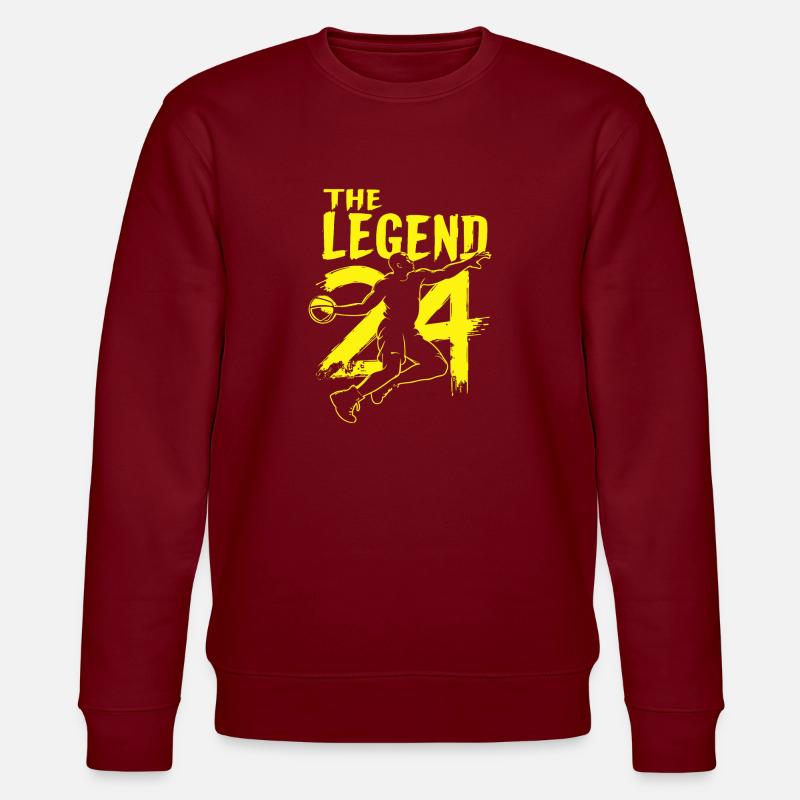 DIE LEGENDE 24 - Stanley/Stella Unisex Bio-Sweatshirt CHANGER  - Burgunderrot