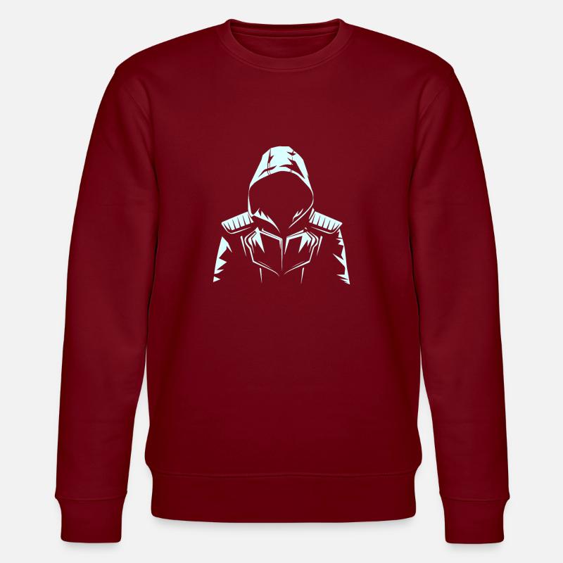 VISUALIZATION - Stanley/Stella CHANGER Unisex Organic Sweatshirt - burgundy