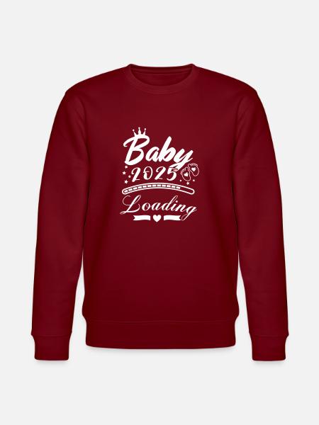 Baby 2025 Loading 01 - Stanley/Stella CHANGER Unisex Organic Sweatshirt - burgundy
