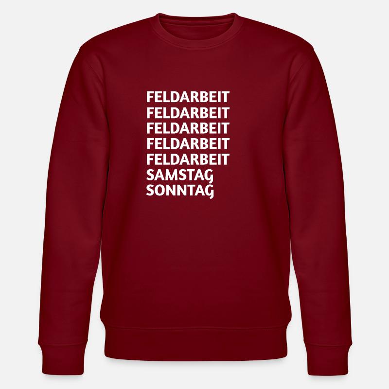 Field work - Stanley/Stella CHANGER Unisex Organic Sweatshirt - burgundy