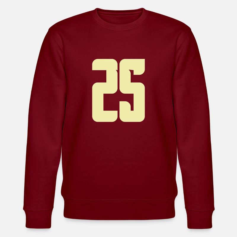 25 - Stanley/Stella Unisex Bio-Sweatshirt CHANGER  - Burgunderrot