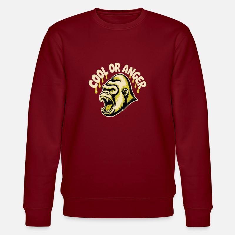 TÊTE DE GORILLE - Sweat bio CHANGER Stanley/Stella Unisexe - bordeaux
