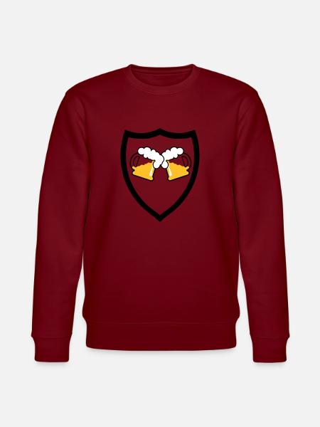Bier Emblem 3c - Stanley/Stella Unisex Bio-Sweatshirt CHANGER  - Burgunderrot