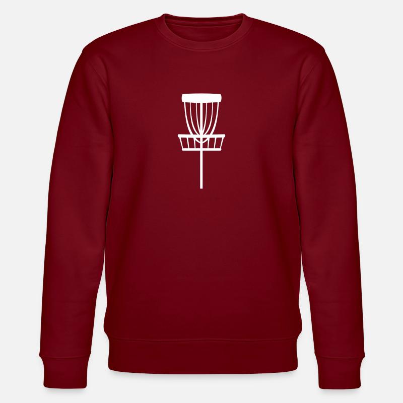 Disc Golf, discgolf, golf, frisbee - Stanley/Stella Unisex Bio-Sweatshirt CHANGER  - Burgunderrot
