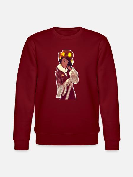 Noir Dame - Stanley/Stella Unisex Bio-Sweatshirt CHANGER  - Burgunderrot