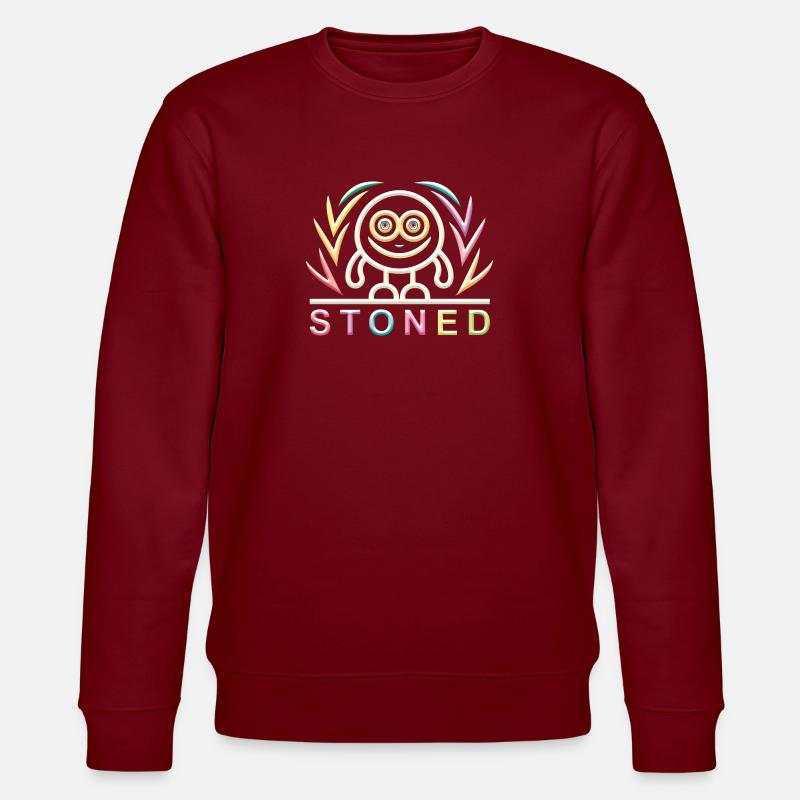 Stone doux - Sweat bio CHANGER Stanley/Stella Unisexe - bordeaux