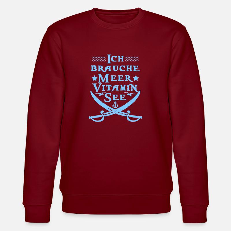 Lac de vitamines - Sweat bio CHANGER Stanley/Stella Unisexe - bordeaux