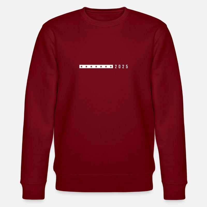 2025 Symbol Element - Stanley/Stella Unisex Bio-Sweatshirt CHANGER  - Burgunderrot