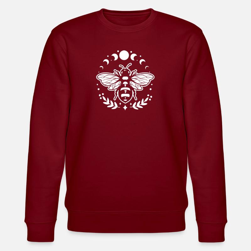 Bee-witched - Stanley/Stella Unisex Bio-Sweatshirt CHANGER  - Burgunderrot