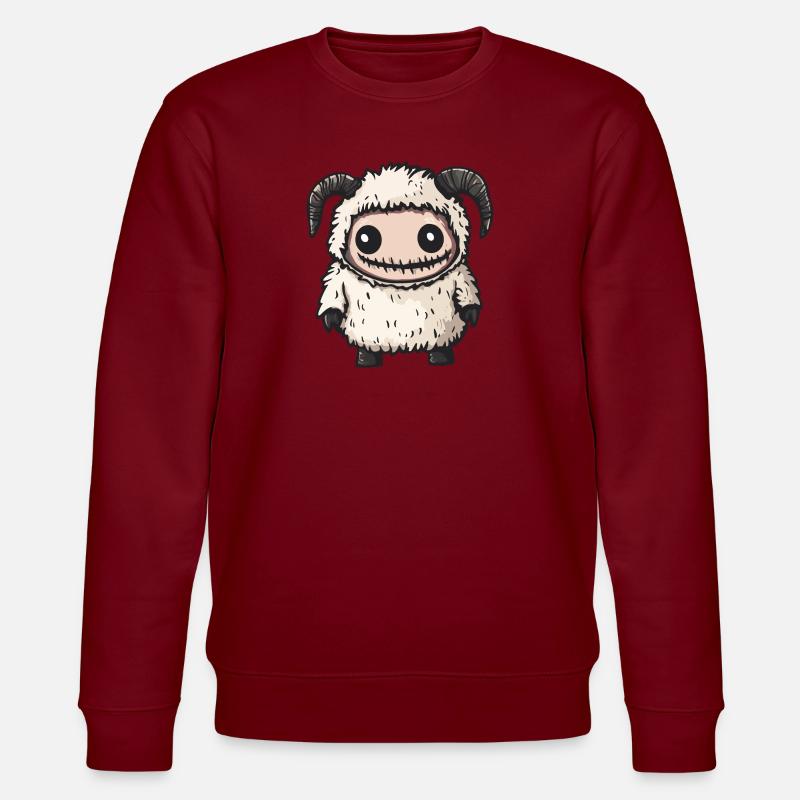 Mouton Halloween Drôle Zombie - Sweat bio CHANGER Stanley/Stella Unisexe - bordeaux