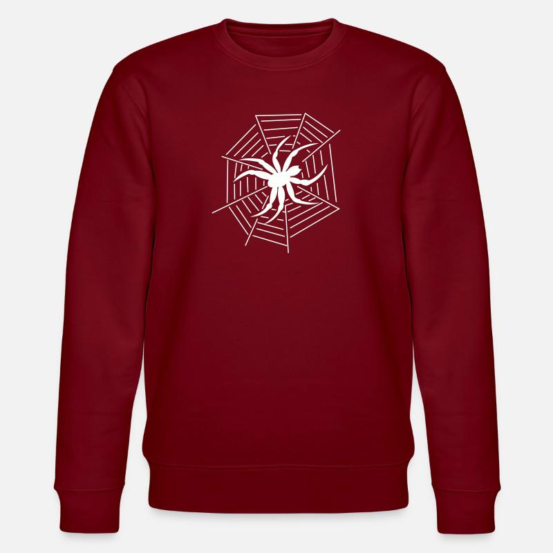 Spinne Spider - Sweat bio CHANGER Stanley/Stella Unisexe - bordeaux